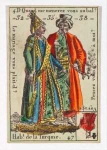 Hab.t de la Turquie from Playing Cards (for Quartets) 'Costumes des Peuples Étrangers' MET DP274098