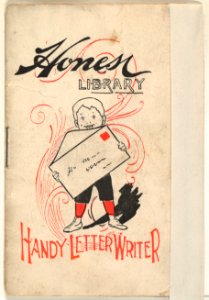 Handy Letter Writer, from the Honest Library series (N115) issued by Duke Sons & Co. to promote Honest Long Cut Tobacco MET DPB873473