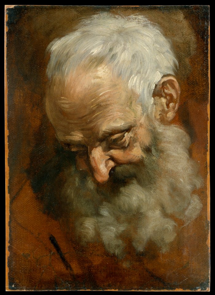 Head of a Bearded Man (Nicodemus) MET DT5934