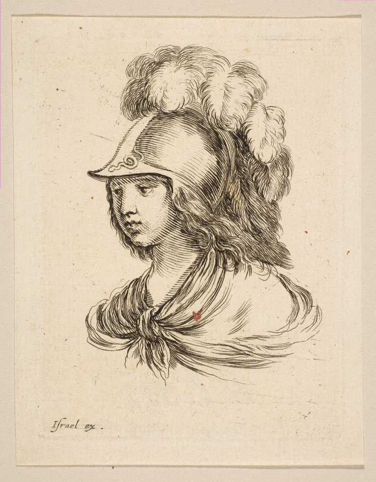 Head of Minerva, from 'Various heads and figures' (Diverses tétes et figures) MET DP817930