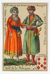 Hab.t de la Pologne from Playing Cards (for Quartets) 'Costumes des Peuples Étrangers' MET DP274095