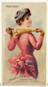 Head Erect, from the Parasol Drills series (N18) for Allen & Ginter Cigarettes Brands MET DP834969