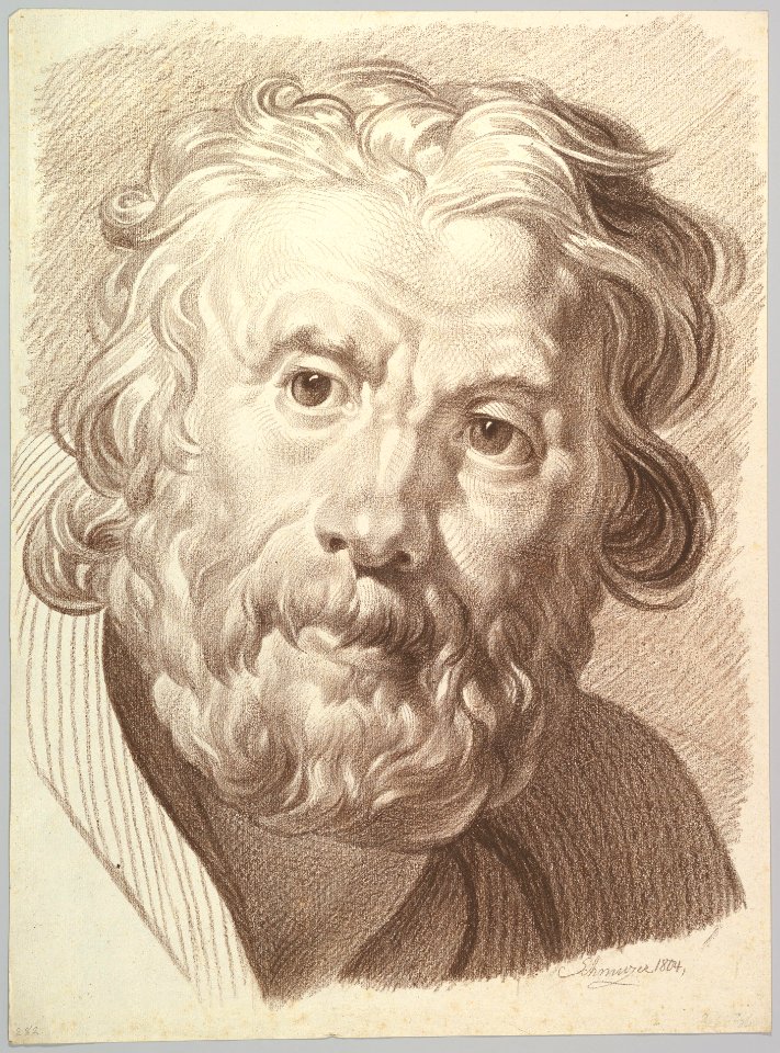 Head of Bearded Old Man MET DP819796