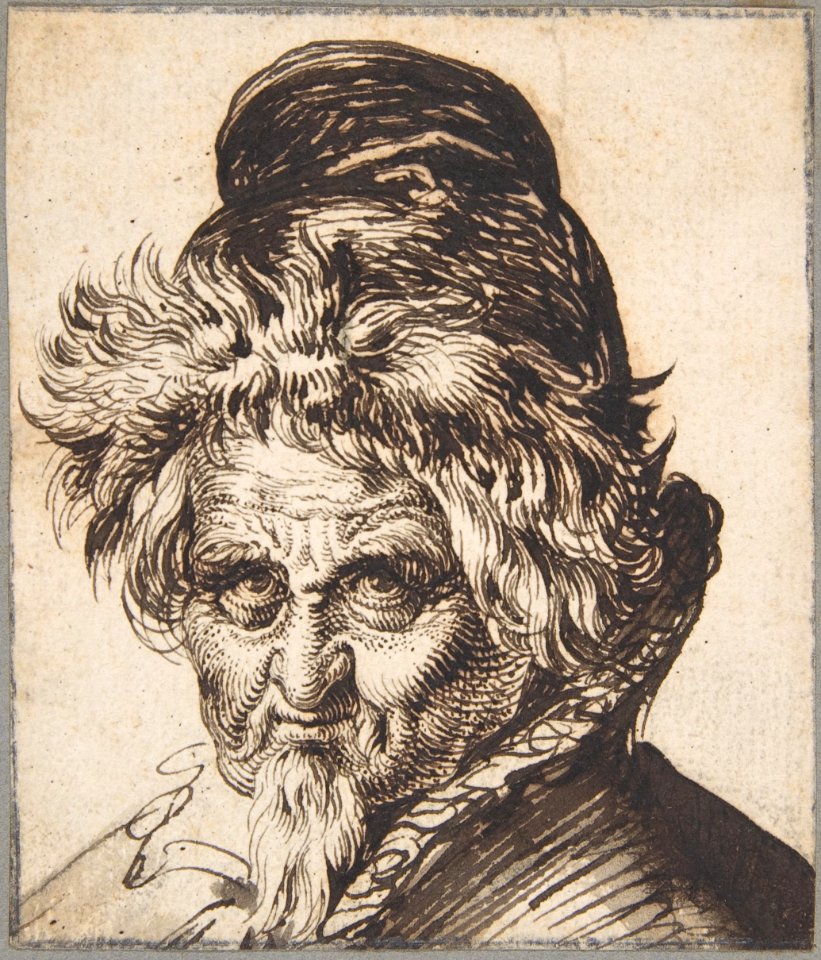 Head of a Bearded Man Wearing a Cap MET DP801210