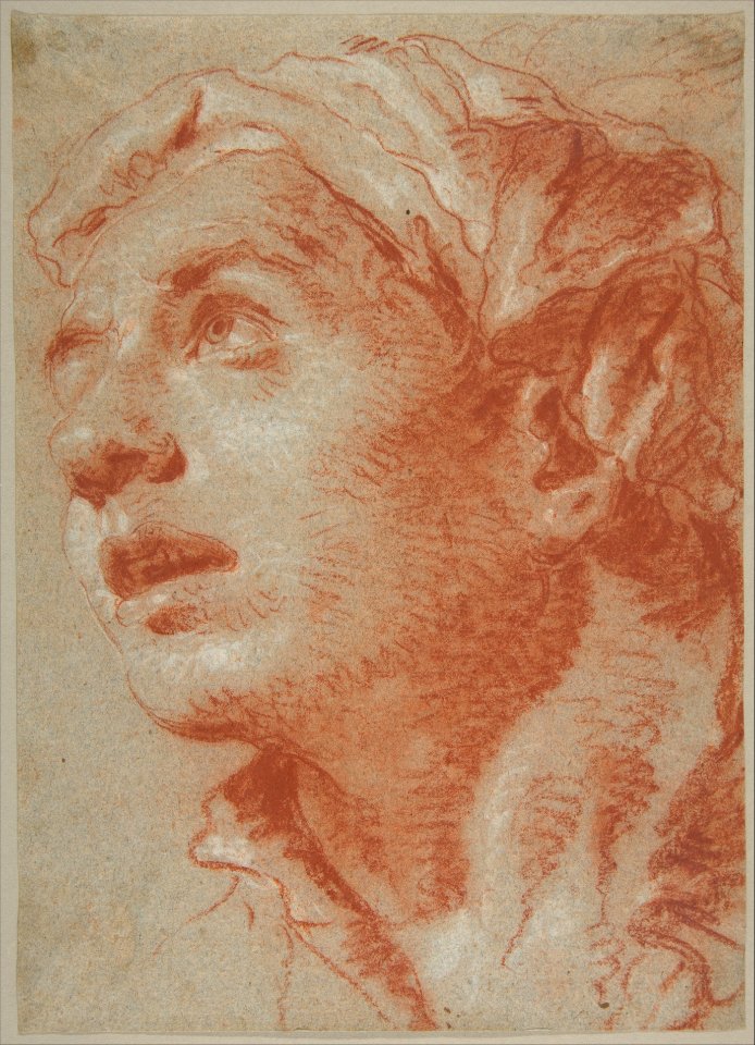 Head of a Young Man in Three-Quarter View. MET DP811974
