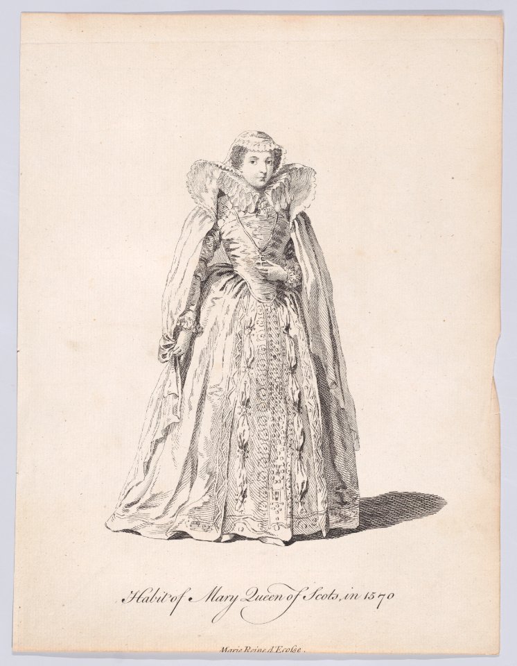Habit of Mary Queen of Scots, in 1570 Met DP890092