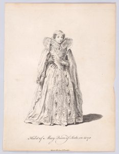 Habit of Mary Queen of Scots, in 1570 Met DP890092