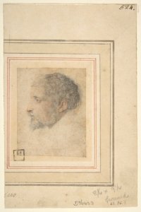 Head of man in Profile to Left MET DP810962