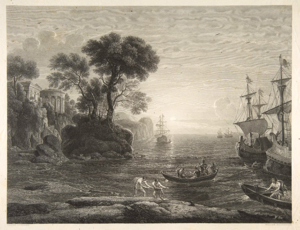 Harbor Scene MET DP816366
