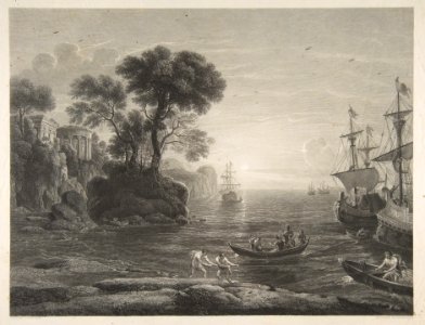 Harbor Scene MET DP816366