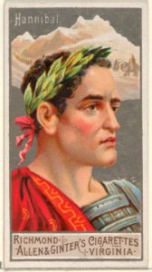 Hannibal, from the Great Generals series (N15) for Allen & Ginter Cigarettes Brands MET DP834776