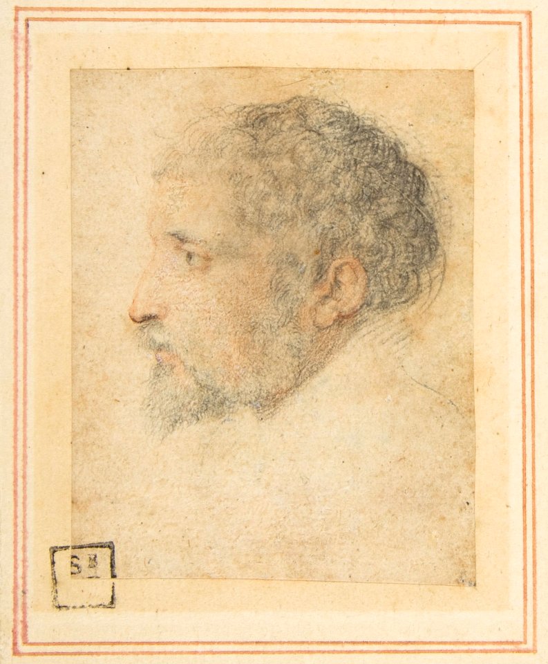 Head of man in Profile to Left MET DP813278