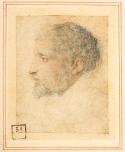 Head of man in Profile to Left MET DP813278