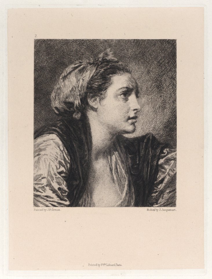 Head of a Woman, after Greuze Met DP886892
