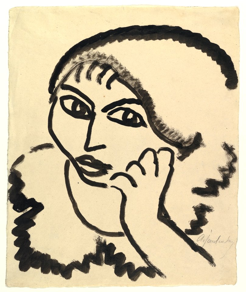 Head of a Woman (Konstantinowka) MET DP819949