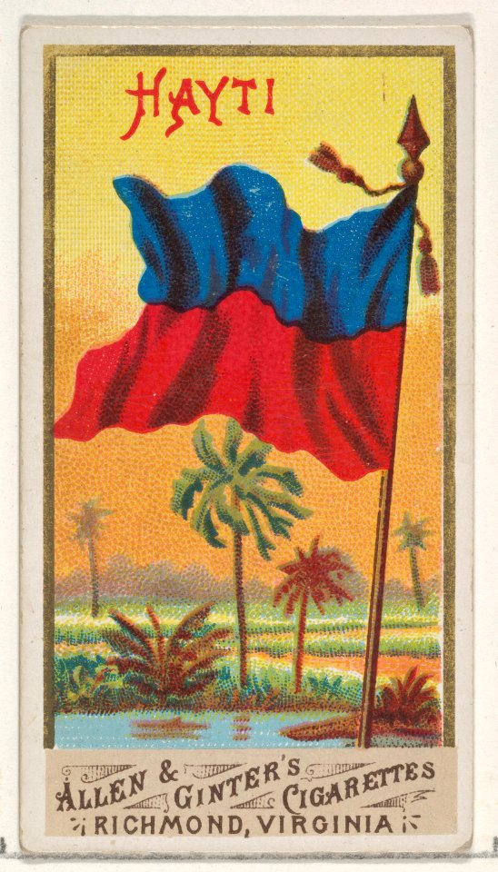 Haiti, from Flags of All Nations, Series 1 (N9) for Allen & Ginter Cigarettes Brands MET DP831943