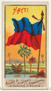 Haiti, from Flags of All Nations, Series 1 (N9) for Allen & Ginter Cigarettes Brands MET DP831943