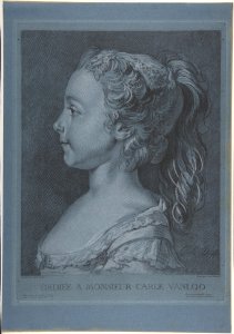 Head of a Young Girl in Profile MET DP808426