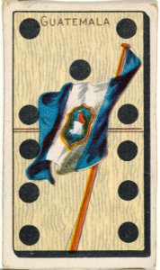 Guatemala, from the National Flag on Domino series (T177) issued by Kinney Brothers to promote Sweet Caporal Cigarettes MET DP842630