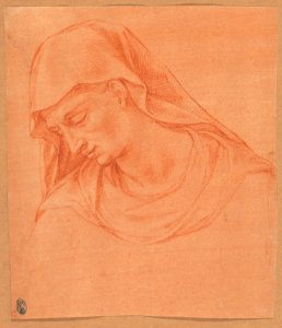 Head of a Mourning Woman in Profile to the Left MET DP830339