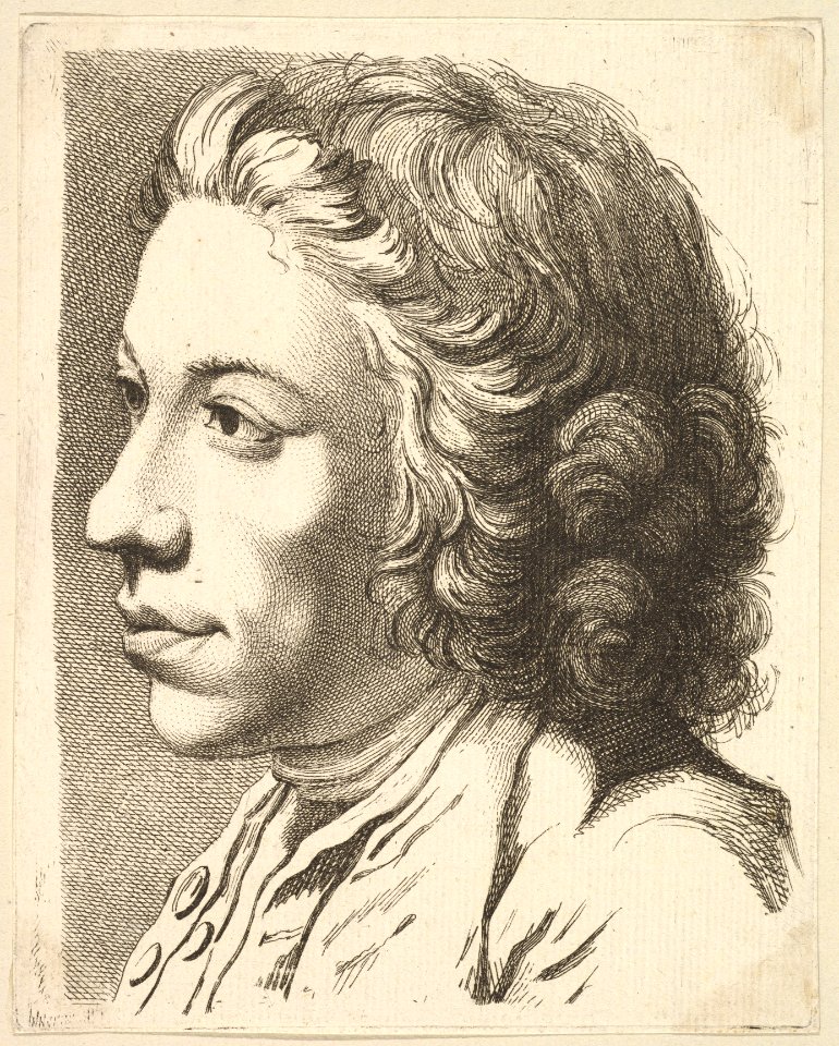 Head of a Man in Profile, from Livre de Têtes Gravées d'apres F. Boucher et Autres (Book of Heads Engraved after F. Boucher and Others) MET DP826654