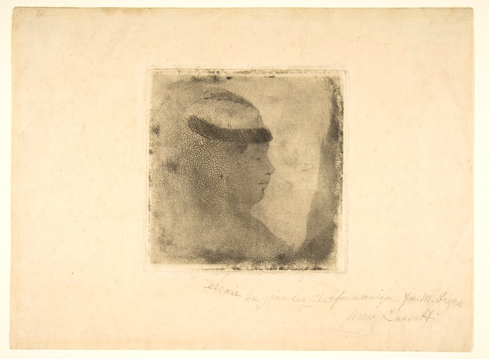 Head of a Woman in Profile MET DP815838