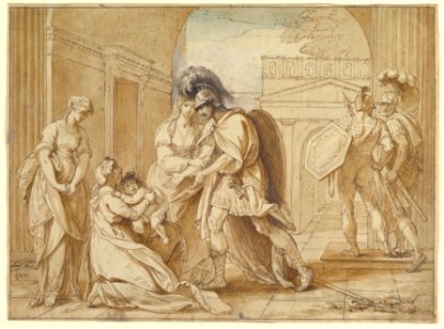 Hector taking leave of Andromache- the Fright of Astyanax MET DP821060