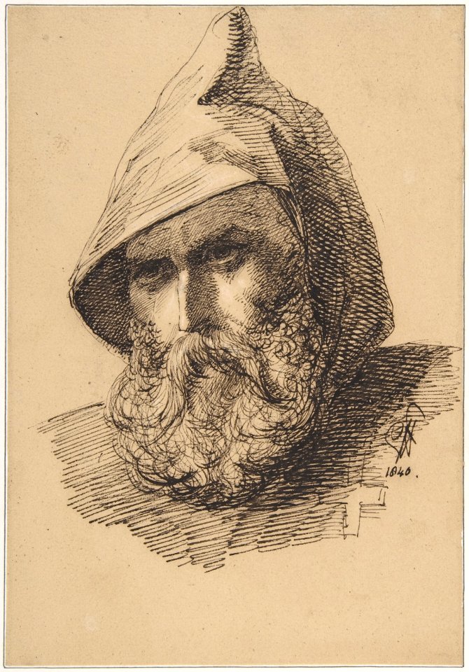 Head of a Male Pilgrim MET DP804404