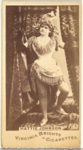 Hattie Johnson, from the Actors and Actresses series (N45, Type 1) for Virginia Brights Cigarettes MET DP829831