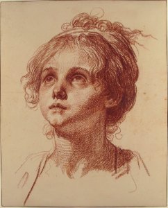 Head of a Girl Looking Up MET 49.131.2