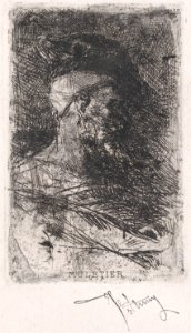 Head of a muleteer facing right MET DP876102