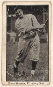 Hans Wagner, Pittsburg Nationals, from the Baseball Players set (W500) MET DPB881468