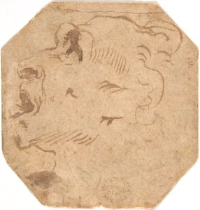 Head of a Man in Profile MET DP802209