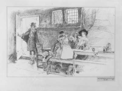 In a Tavern, Illustration for "Phillada Flouts Me" MET 76253