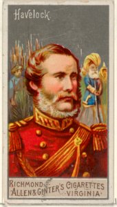 Henry Havelock, from the Great Generals series (N15) for Allen & Ginter Cigarettes Brands MET DP834779