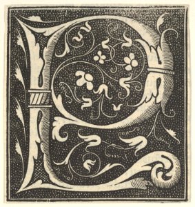 Initial letter published in 1518 by Johann Schöffer, Mainz MET DP855232