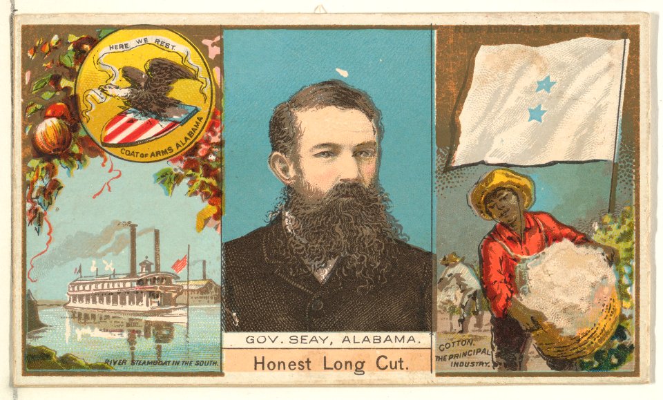 Governor Seay, Alabama, from "Governors, Arms, Etc." series (N133-1), issued by Duke Sons & Co. MET DP865460