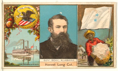 Governor Seay, Alabama, from "Governors, Arms, Etc." series (N133-1), issued by Duke Sons & Co. MET DP865460