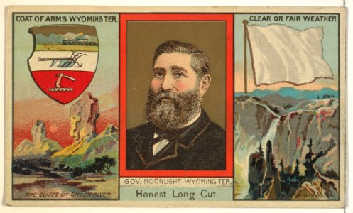 Governor Moonlight, Wyoming Territory, from "Governors, Arms, Etc." series (N133-1), issued by Duke Sons & Co. MET DP865454