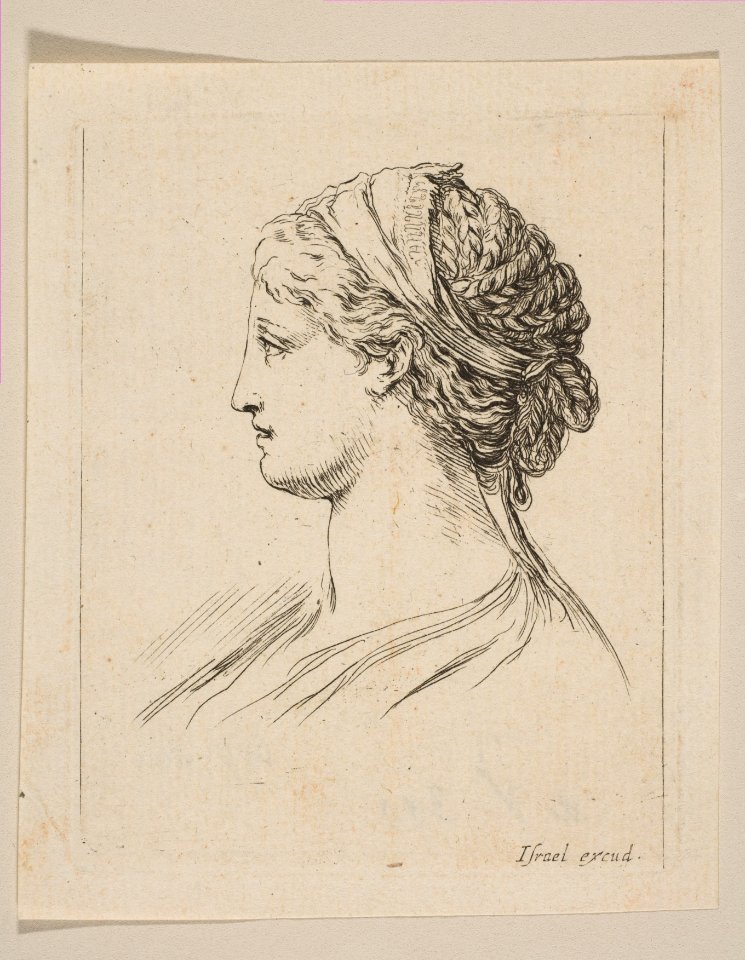 Head of a Woman in Profile MET DP817933