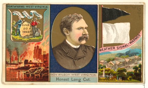 Governor Wilson, West Virginia, from "Governors, Arms, Etc." series (N133-1), issued by Duke Sons & Co. MET DP865464