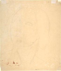 Head of a Woman Looking Up MET DP803992