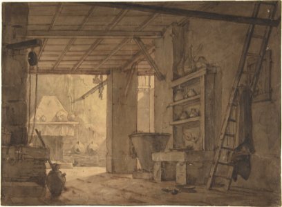 Interior of Farm House MET DP804111