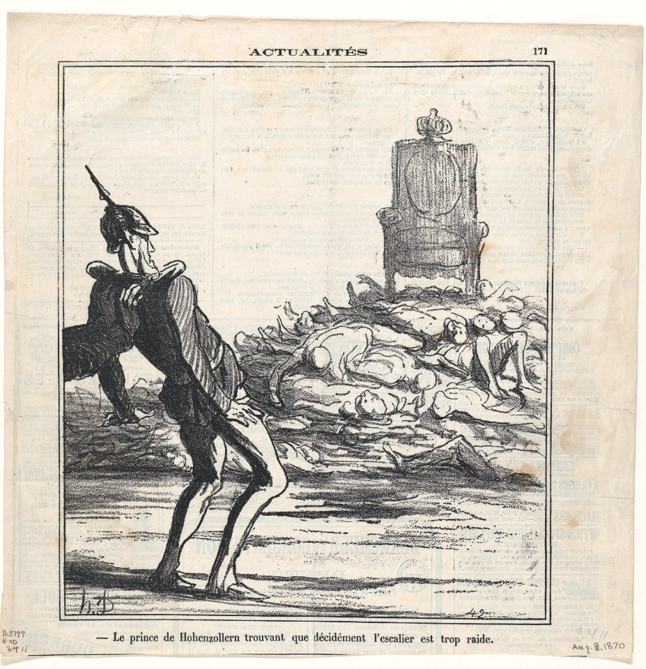 Intérieur d'un magasin de St. Pétersbourg..., from Actualités, published in Le Charivari, December 23, 1854 MET DP877803