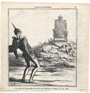 Intérieur d'un magasin de St. Pétersbourg..., from Actualités, published in Le Charivari, December 23, 1854 MET DP877803