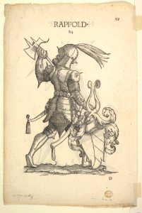 Hurlacher (recto) and Rappold (verso) Families, from Paul Hector Mair’s Bericht und anzeigen aller Herren Geschlecht der loblichen Statt Augspurg MET DP822267
