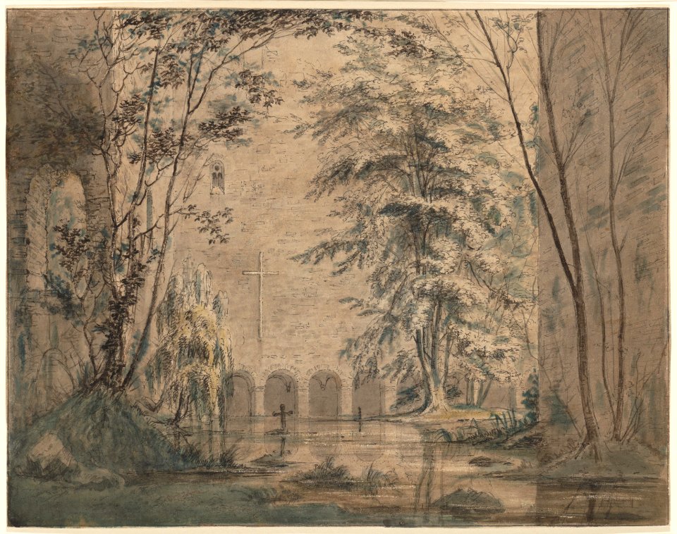 Inundated Ruins of a Monastery MET DP158018