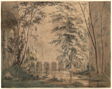Inundated Ruins of a Monastery MET DP158018