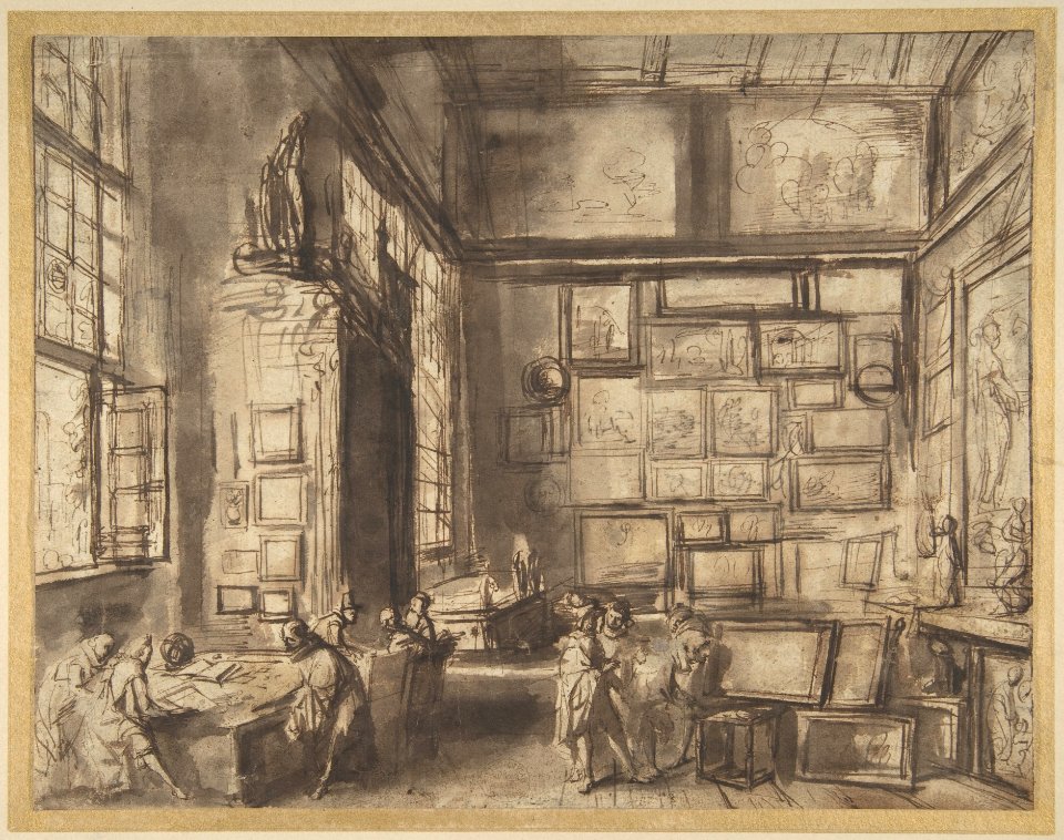 Interior of a Picture Gallery MET DP802212