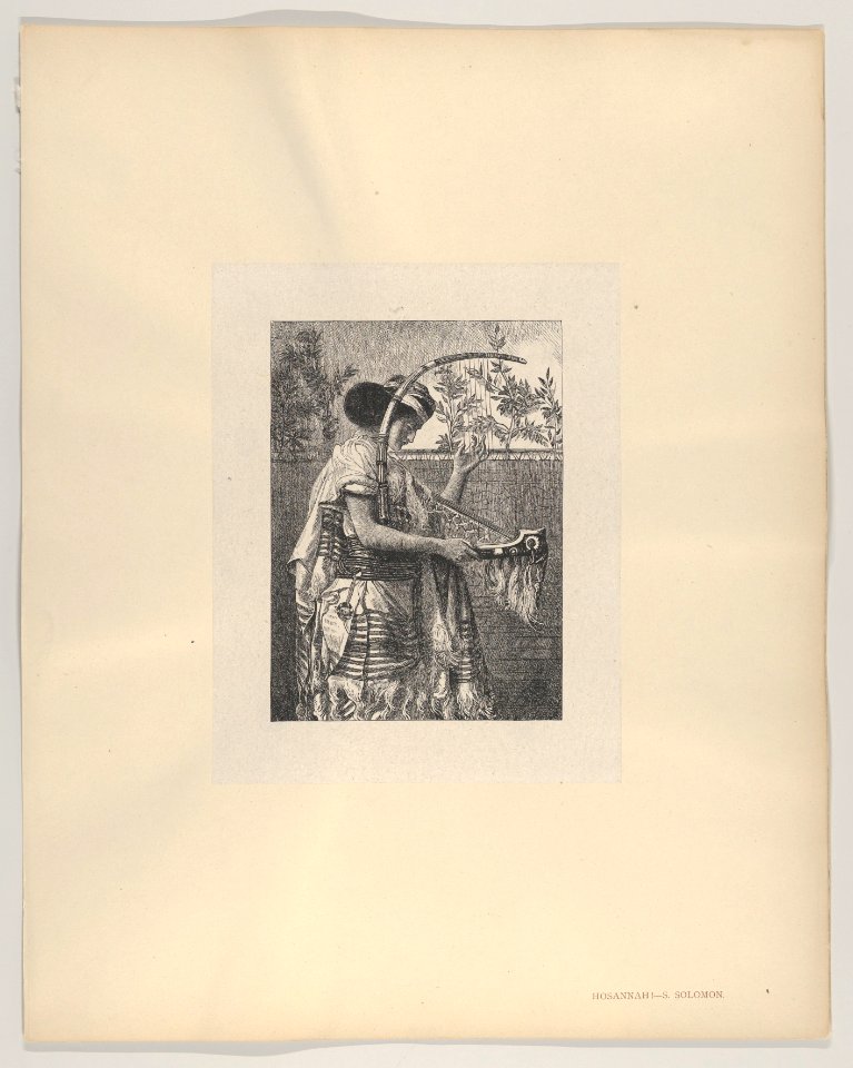 Hosannah! (Dalziels' Bible Gallery) MET DP835640